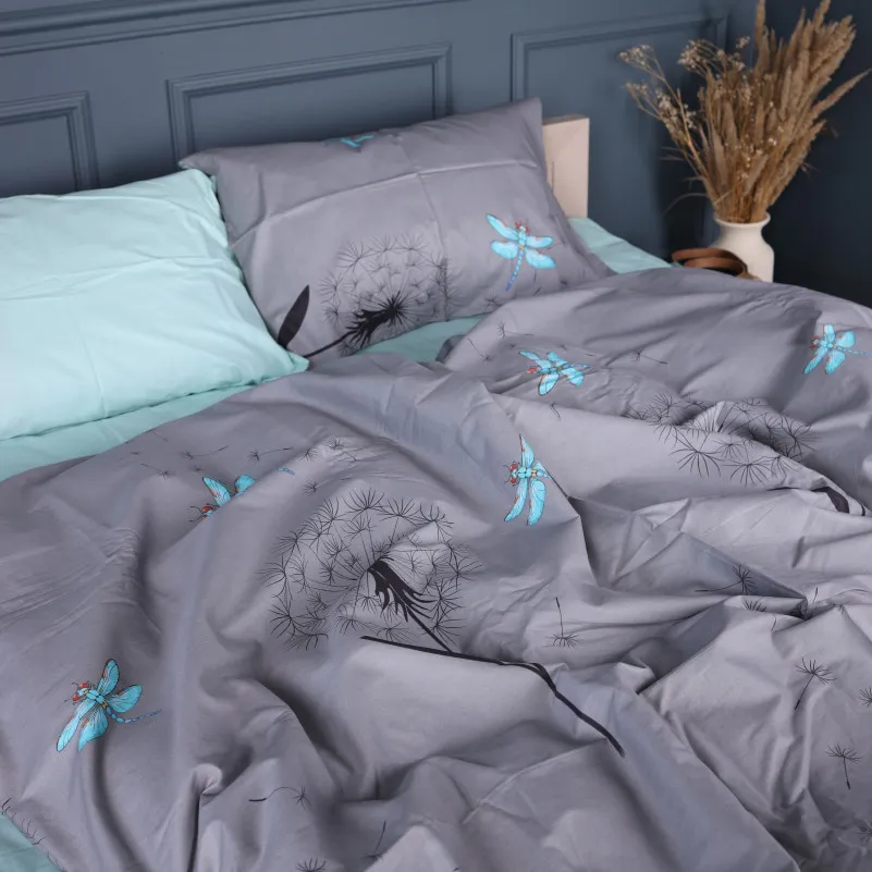 Наволочка Сатин 22-1462 Dandeline gray