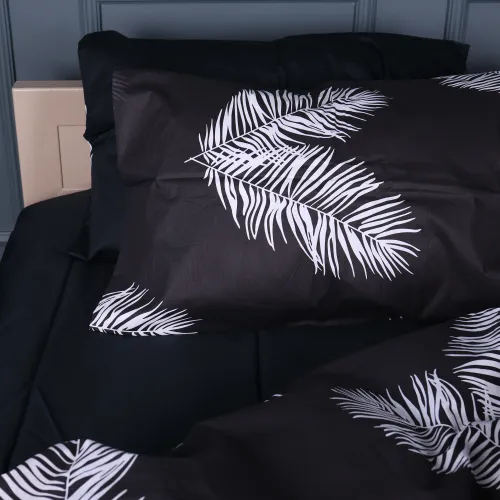 Наволочка Сатин 22-1457 Feather Luxe black - 3
