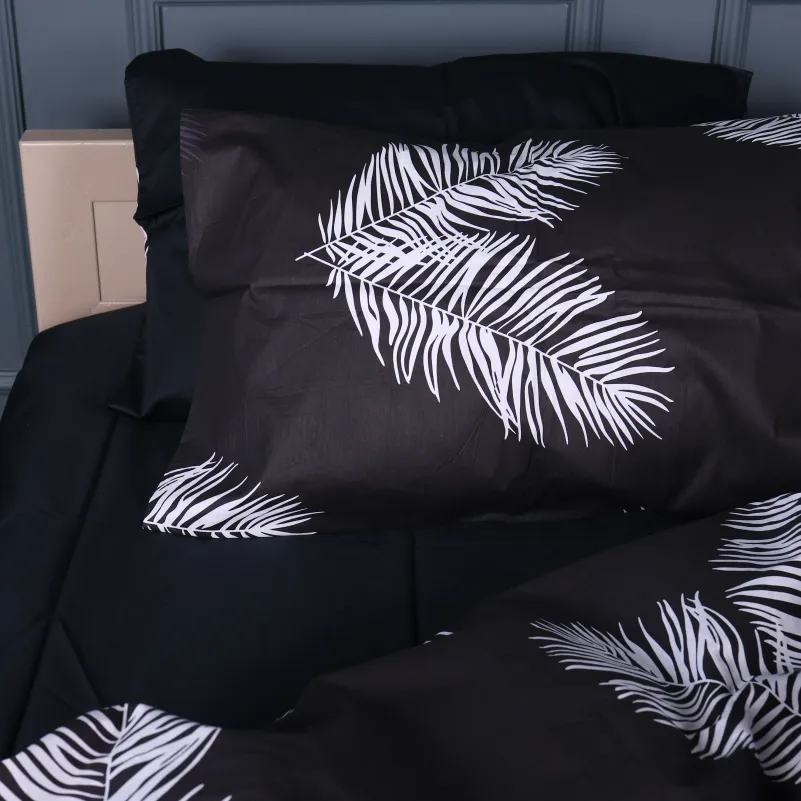 Наволочка Сатин 22-1457 Feather Luxe black - 2