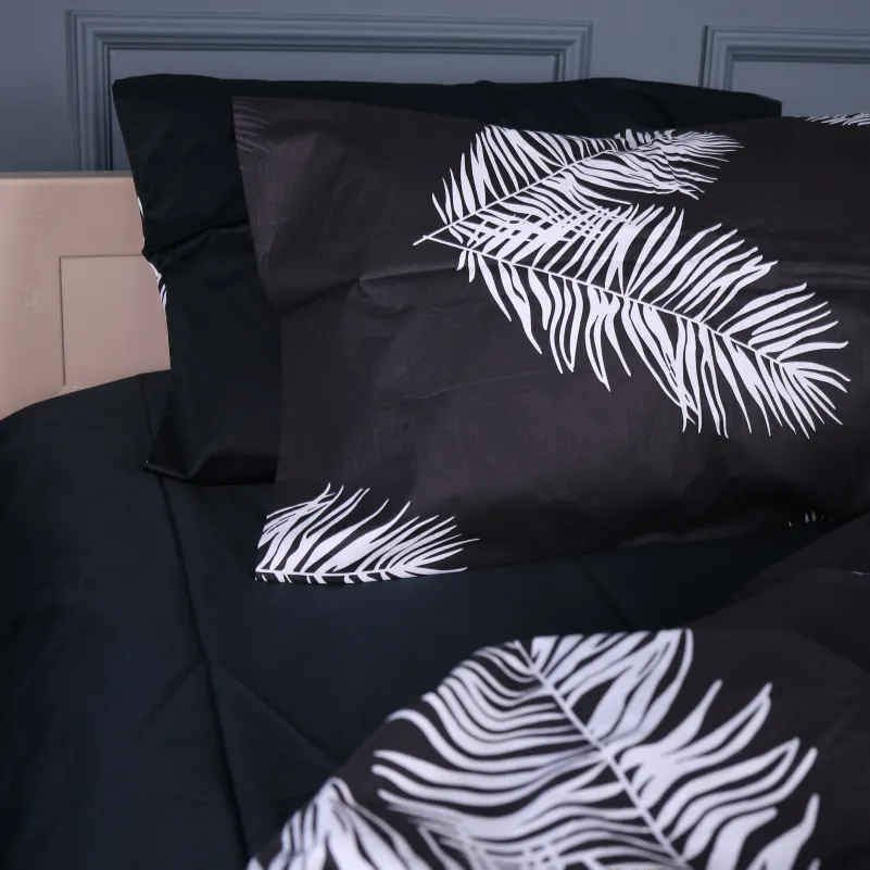 Наволочка Сатин 22-1457 Feather Luxe black - 3