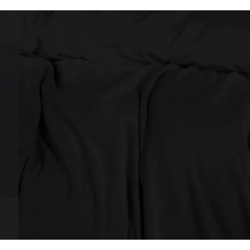 Простынь на резинке Велюр Winter Frost 28-0007 Black Velvet - высота 25 см (детские 10 см) - 1