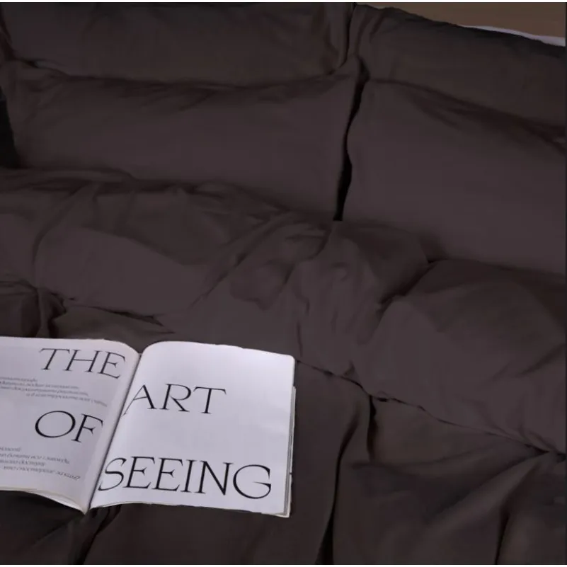 Комплект постельного белья Велюр Winter Frost 28-0003 Brown Velvet - 2