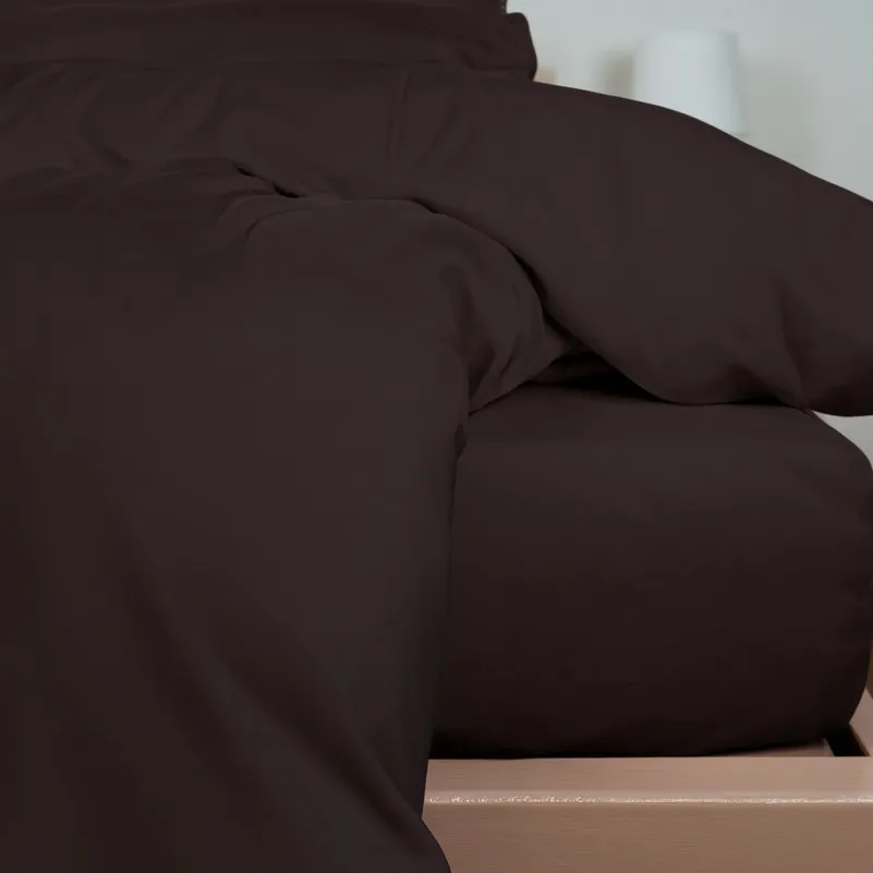 Комплект постельного белья Велюр Winter Frost 28-0003 Brown Velvet - 3