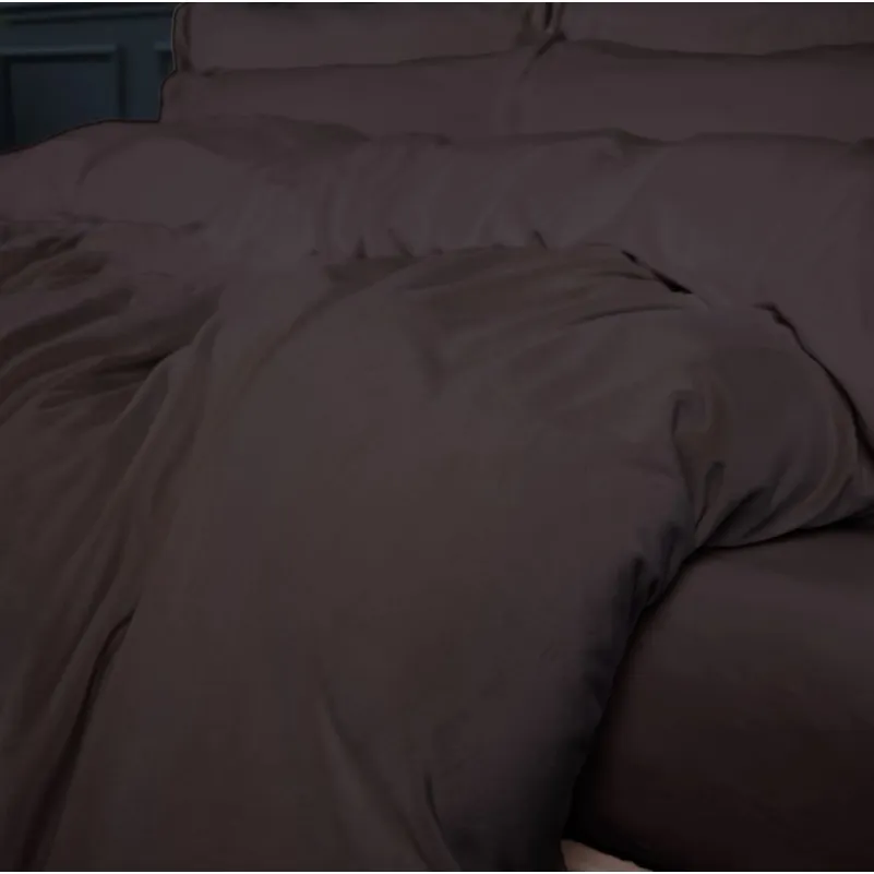 Комплект постельного белья Велюр Winter Frost 28-0003 Brown Velvet - 4