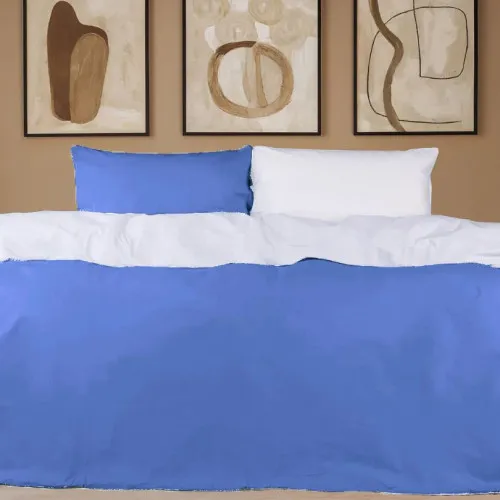 Комплект постельного белья Mirson Ranforce Elite Pablo Blue (11-2107 + 19-4150) - 2