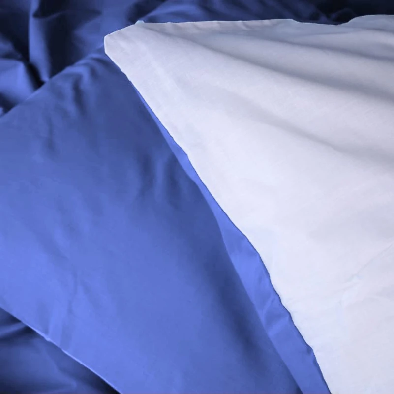 Постельное белье Бязь Pablo Blue(11-2107+19-4150)