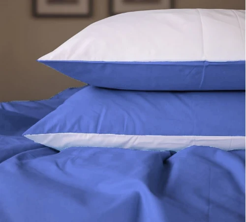 Постельное белье Бязь Pablo Blue(11-2107+19-4150) - 2