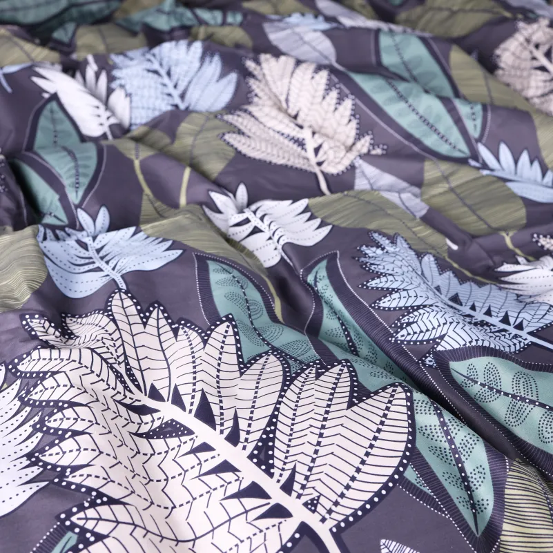 Наволочка Сатин 22-1446 Leaves - 5