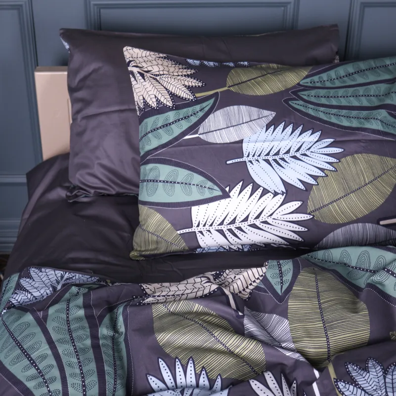 Наволочка Сатин 22-1446 Leaves