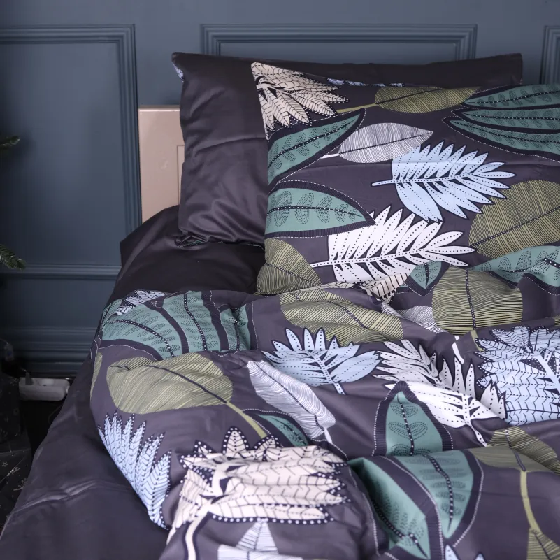 Пододеяльник Сатин 22-1446 Leaves - 6