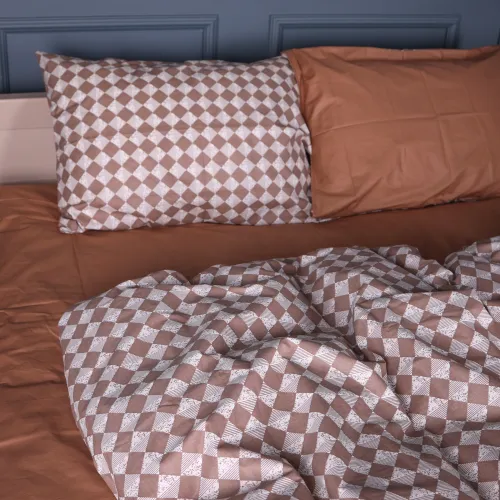 Пододеяльник Бязь 17-0759 Cocoa Bliss - 2