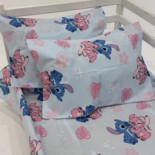 Наволочка Бязь Kids Time 17-0908 Cute Stitch Blue - 1