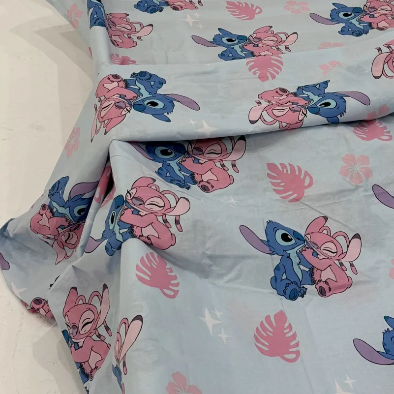 Пододеяльник Бязь 17-0908 Cute Stitch Blue - 2