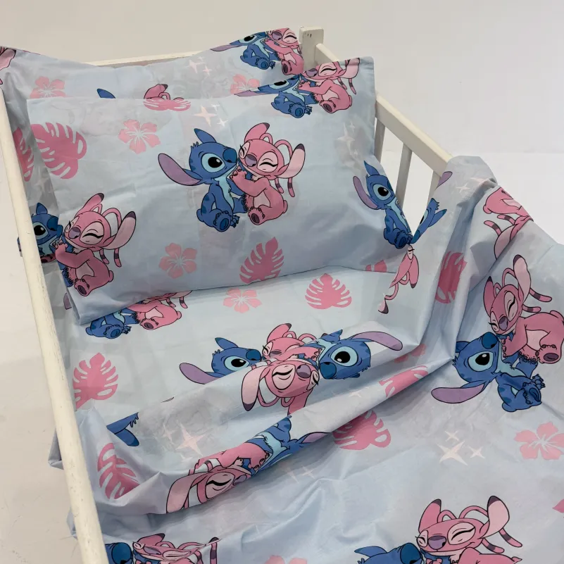 Комплект постельного белья Ranforce Elite LITTLE KIDS 17-0908 Cute Stitch Blue Фото - 6
