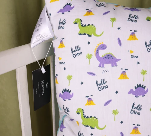 Подушка антиалергенна №3800 Kids Time 18-0001 Hello Dino EcoSilk бязь