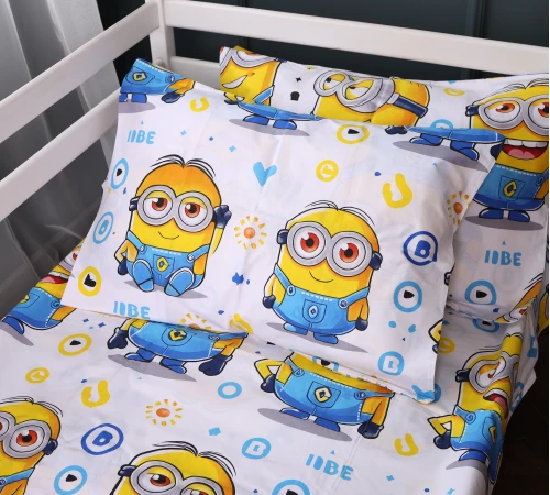 Простынь Бязь Kids Time 17-0867 Happy Minions - 2