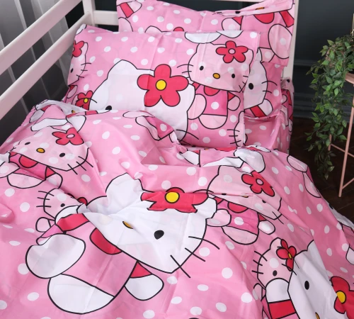 Простынь Бязь Kids Time 17-0864 Hello Kitty Pink 17-0864 Hello Kitty Pink - 2