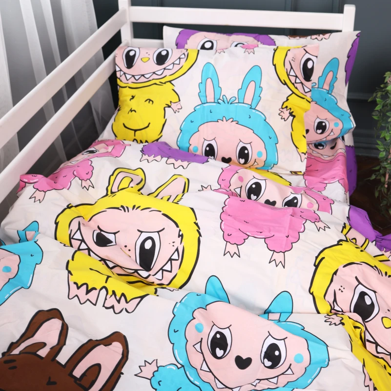 Наволочка Бязь Kids Time 17-0865 Labubu - 3