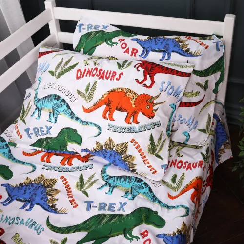 Комплект постільної білизни Бязь Kids Time 17-0868 Dino World - 4