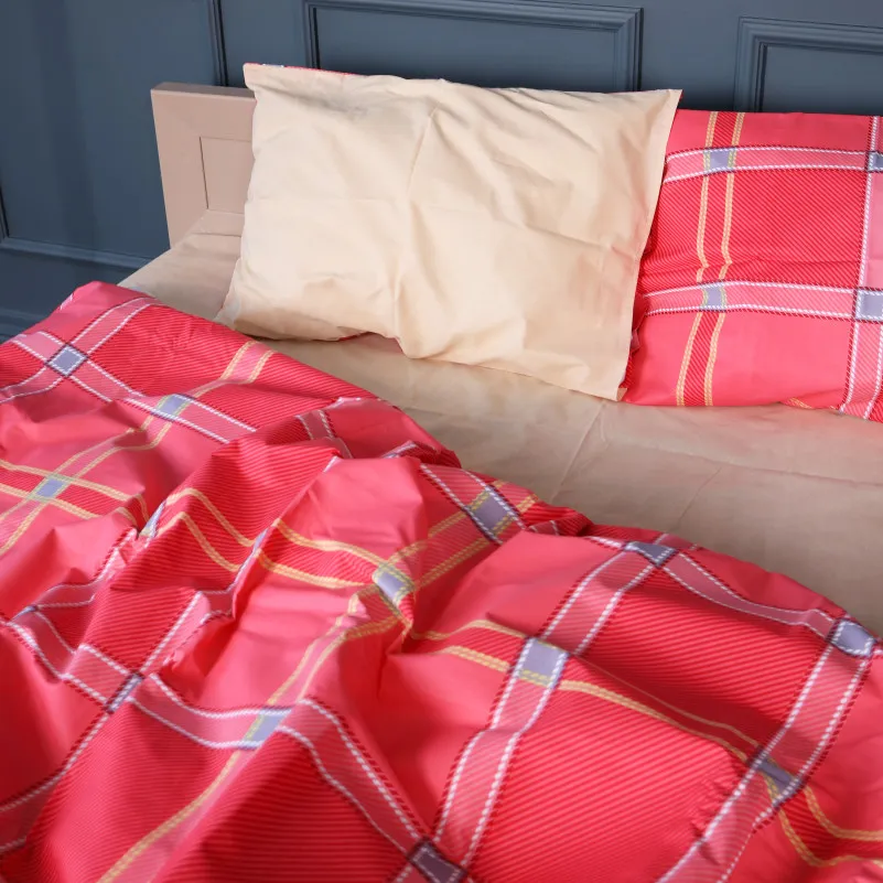 Пододеяльник 17-0765 Checkered red