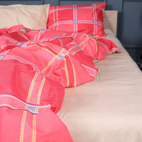 Простынь Ranforce Elite 17-0765 Checkered red