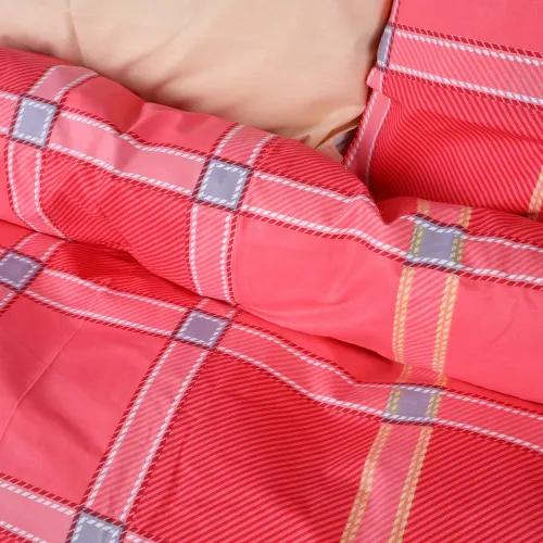 Пододеяльник Ranforce Elite 17-0765 Checkered red