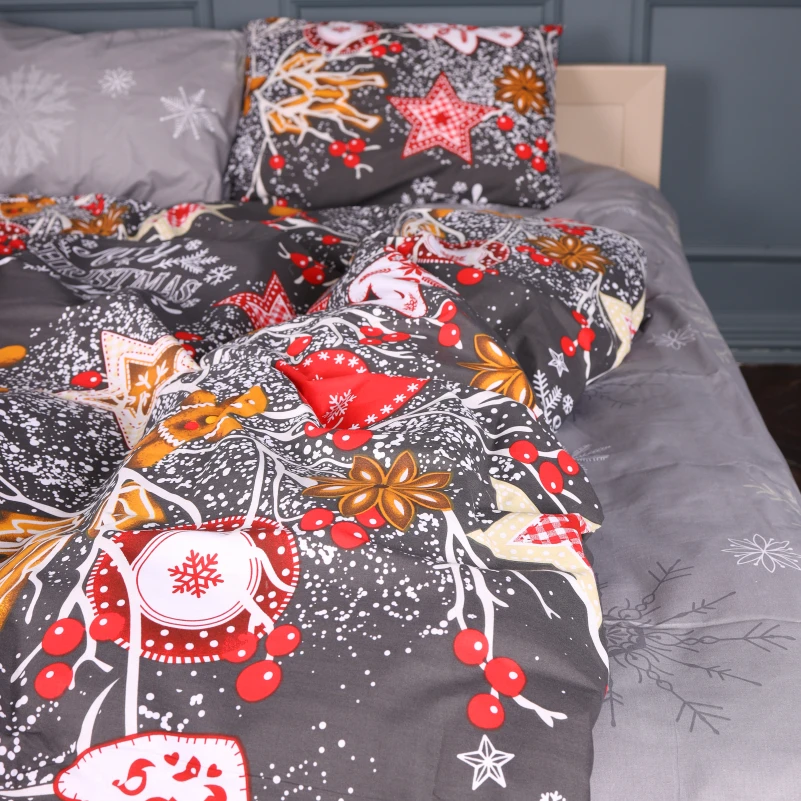 Простирадло Ranforce Elite 17-0880 Holiday Star gray