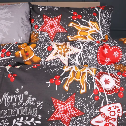 Простынь Ranforce Elite 17-0880 Holiday Star gray - 2