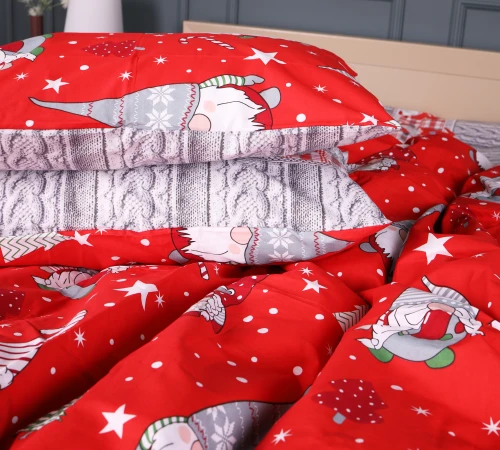 Комплект постільної білизни Бязь 17-0875 Frosty Gnomes - 2