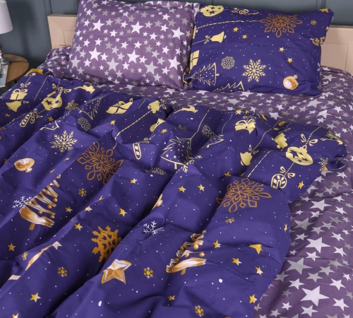 Наволочка Бязь 17-0877 Midnight Christmas - 2