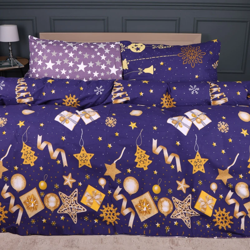 Простирадло Ranforce Elite 17-0877 Midnight Christmas - 1