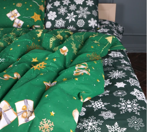 Підковдра Бязь 17-0876 Emerald Magic - 2