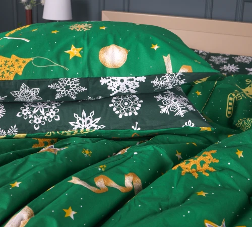 Комплект постільної білизни Бязь 17-0876 Emerald Magic - 2