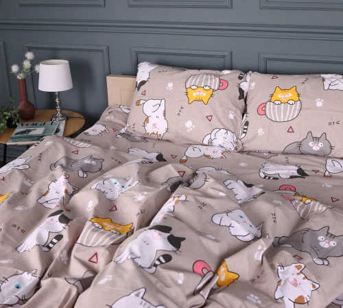 Підковдра Бязь 17-0665 Cream Kittens