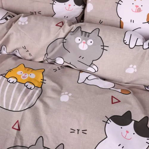 Пододеяльник Ranforce Elite 17-0665 Cream Kittens