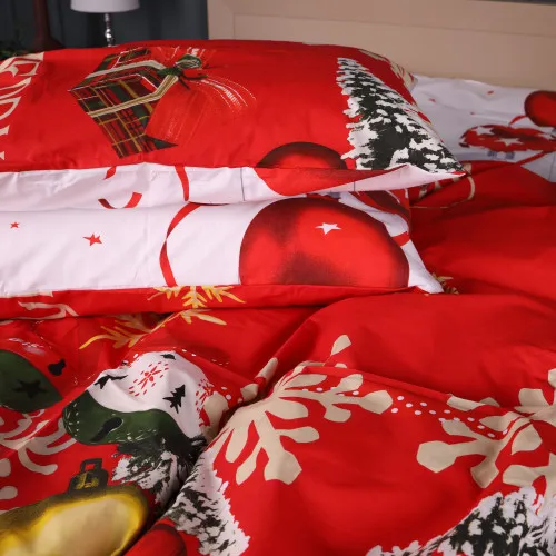 Комплект постільної білизни Бязь 17-0878 Red Miracle - 2