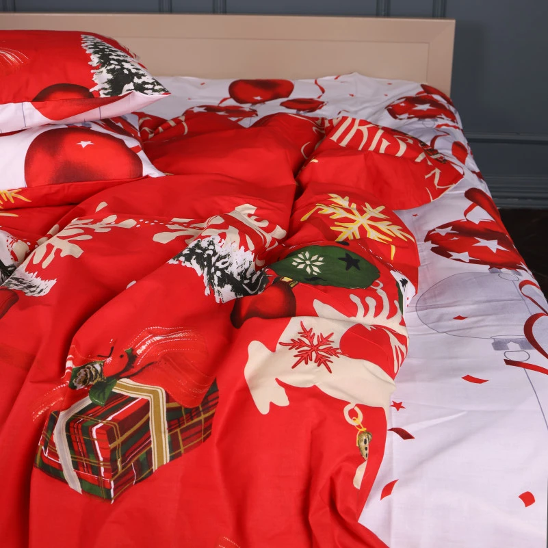 Комплект постільної білизни Бязь 17-0878 Red Miracle - 4