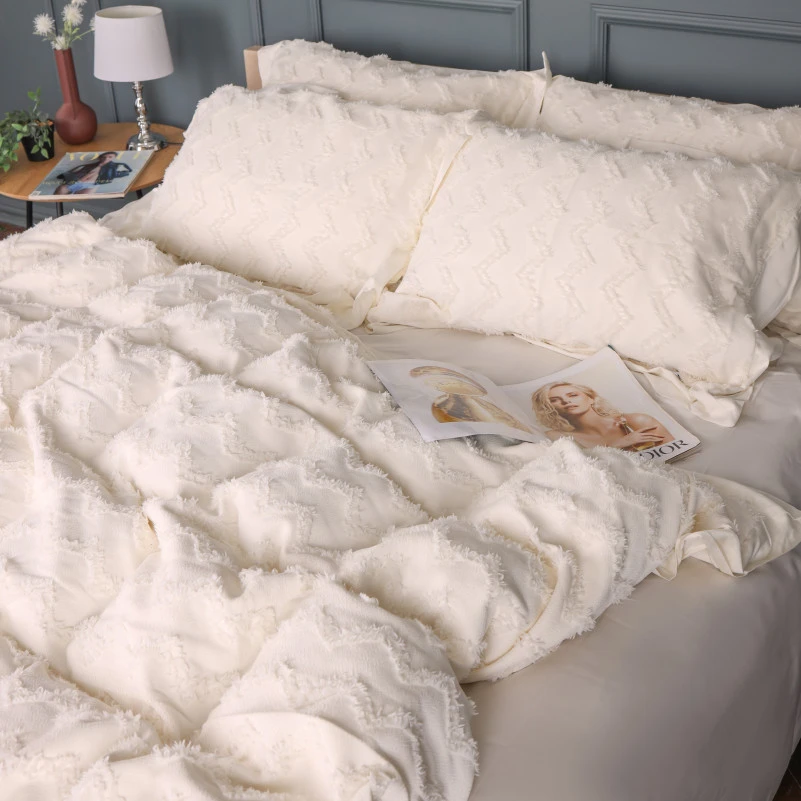 Комплект постільної білизни Сатин ELIT з вишивкою  "Snow mountain" - 1