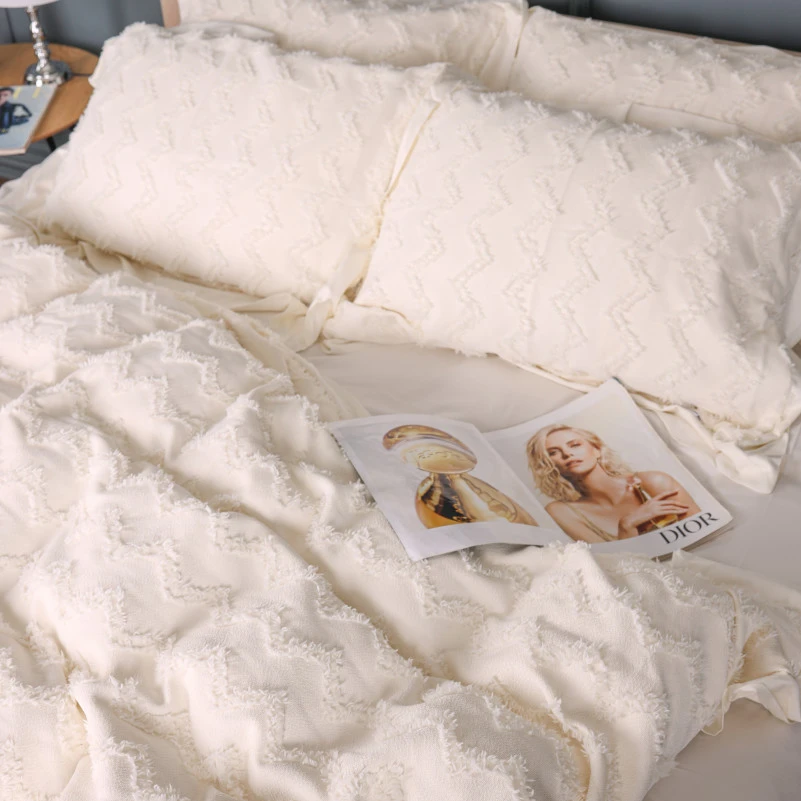 Комплект постільної білизни Сатин ELIT з вишивкою  "Snow mountain" - 5