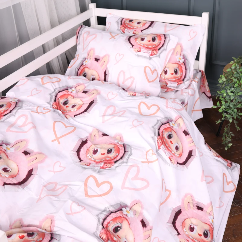 Підковдра Бязь 17-0872 Labubu Love - 3