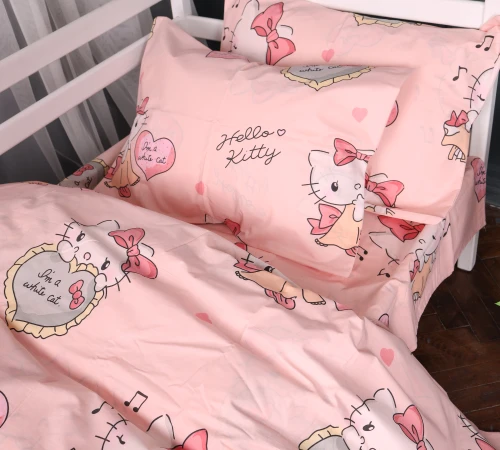 Підковдра Бязь 17-0873 Hello Kitty Love - 2