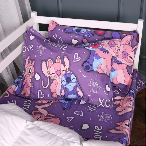 Наволочка Бязь Kids Time 17-0870 Stitch & Angel Purple - 2
