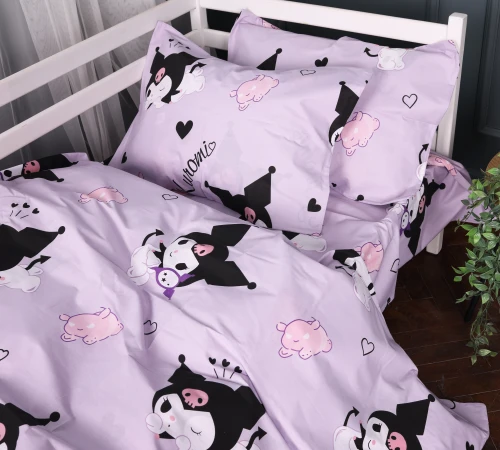 Простынь Бязь Kids Time 17-0883 Magic Kuromi - 2