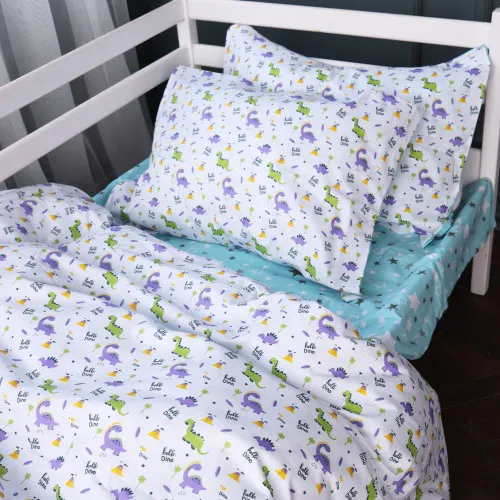 Дитяча постільна білизна Бязь Kids Time 18-0001 Hello Dino