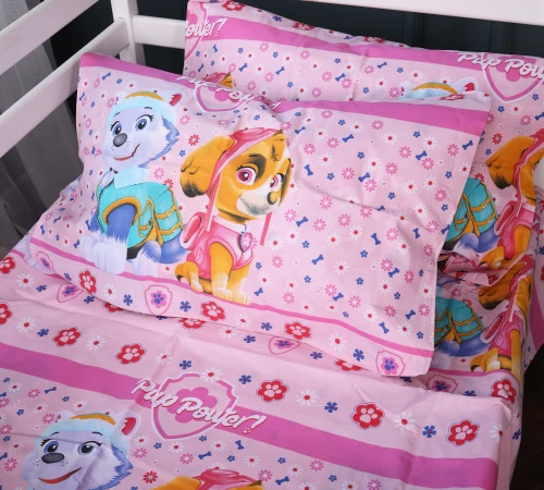 Комплект постільної білизни Бязь Kids Time 17-0860 Paw Patrol Girl Edition - 2