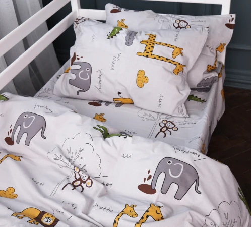 Комплект постільної білизни Бязь 17-0132 Lion King