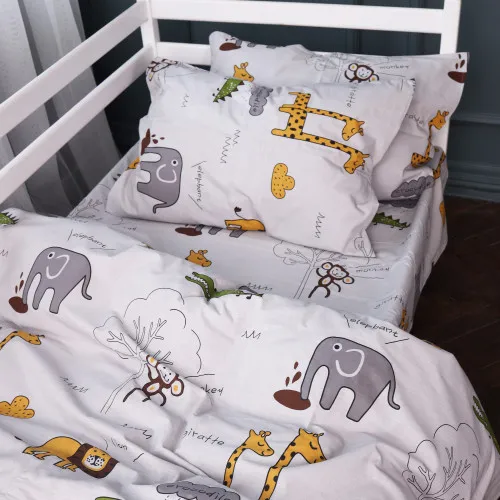 Комплект постільної білизни Бязь 17-0132 Lion King