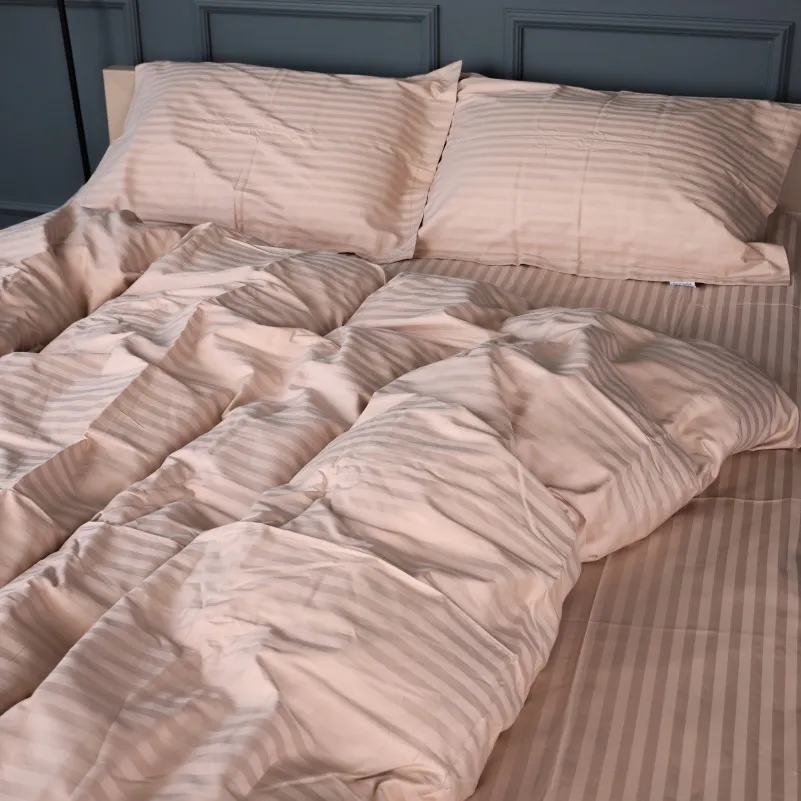 Пододеяльник Satin Stripe 30-0004 Cream