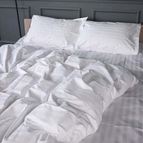 Пододеяльник Satin Stripe 30-0001 White