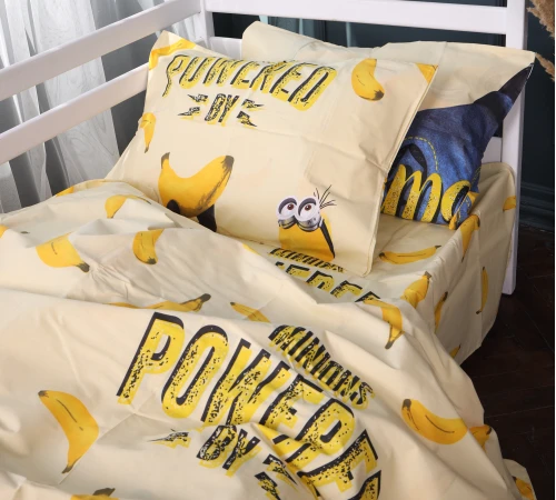 Комплект постільної білизни Бязь Kids Time 17-0808 Minions and bananas